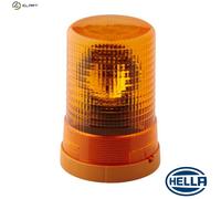 HELLA 2RL 006 295-111 Halogen-Rotating Beacon - KL 710 - 24V - Yellow - Round - mounting/Bolted - Plug: Blade Terminal