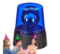 Rotating Beacon LED Stage Lighting - 360 Degree Rotatable Safety Warning Lights Battery Operated Ambient Light for Bar Club Birthday Disco Party Multipurpose Outdoor Indoor Utility
