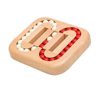 Rotating Bean Bead Puzzle Toy Maze Board Improves Fine Thinking Skill Fun Educational Toy For Children And Adult Stress Relief Puzzle