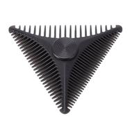 Rotating Beard Comb for Men, Fine Toothed Triangular Shaped Mini Mustache Comb Beard Accessories for Facial Hair Grooming and Styling