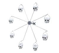Rotating Bird Feeding Wheel - 8 Cup Ferris Wheel Bird Feeder, Sturdy Outdoor Garden Ornament, Decorative Patio Hanging Station | Fun Seed Serving Solution For Swallow Parakeet Yellow Finch Display