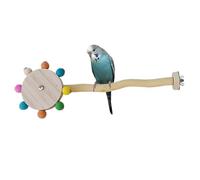 Rotating Bird Perch, Parrot Foot Toys | Birds Play Gym Toy - Fun Bird Stand, Perch Toy, Natural Parakeet Stand, Perc Toy