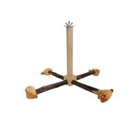 Rotating Bird Perches Toy - Interactive Parrot Playground Spinner, Conure Balance Wheel Toys | Cockatiel Gym Perch Station, Cage Mount Spin Toys, Small Bird Activity Center, Wooden Climbing Toy