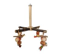 Rotating Bird Strong Toy, Rotating Perch Toy, Climbing Cage Bar, Rotating Sittichestand Standing, Enrichment Cockatiel Toys for Lovebirds Birds