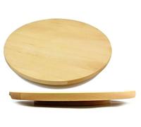 Rotating Board Lazy Susan Round Circular Wooden Swivel Serving Pizza Cake 35 cm 14 inches