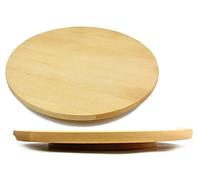 Rotating Board Lazy Susan Round Circular Wooden Swivel Serving Pizza Cake 60 cm