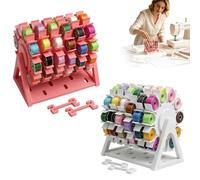 Rotating Bobbin Thread Organizer 2026, 60-Hole Sewing Thread Holder, Compact Storage Holder Space-saving, Tangle-free Storage Box, Ideal Gift for Quilting Enthusiasts and Craft Enthusiasts，2pc