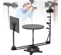 Rotating Camera Slider for 360 Panoramic Photography, Manual Spinning Photo Video Booth Turntable Supports Up to 50kg, Ideal for Product Photography and Video Shooting