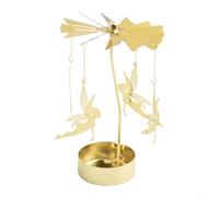 Rotating Candle Holder Designed with Iron for Use in Weddings, Parties, and Various Home Celebrations (Angels)