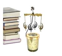 Rotating Candle Holder - Rotating Tea Light Holder Rotating Lantern Carousel | Snowflake Deer Candle Carousel Rotating Candlestick Carousel Candle Holder for Home Decoration