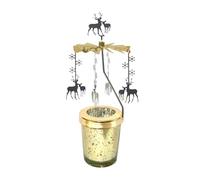 Rotating Candle Holder - Spinnings Candle Holder, Candle Carousel, Snowflake Candle Holder | Stainless Steel Candle Spinner, Rotating Tea Light Candle Holder for Table Centerpiece Valentine's Day