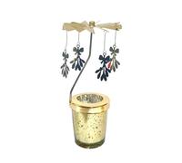 Rotating Candle Holder Stainless Steel - Rotating Lantern Stand, Aromatherapy Holder, Candle Carousel for | 20 cm Stylish with Movable Attachment, Lantern Scented Candles Party Celebration