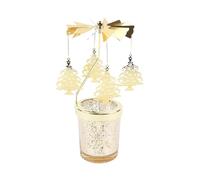 Rotating Candle Stick Holder Gold Candlestick Home Decoration Romantic Valentine's Party Room Decor Carousel Candle Stand for Wedding Decoration Home(STYLE7)