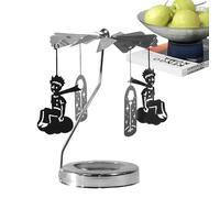 Rotating Candle Tray - Thermal Candlestick Set of Rotating Round Trays - Rotating Lantern Dream Decoration Candle, Metal Rotating Tealight Holder