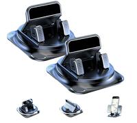 Rotating Car Mount for the Dashboard - Dash Phone Holder for Car with Automatic Locking Anti-Slip Base - Cell Phone Dash Mount for Car, Truck, & SUV and 4 to 7 Inches Smartphones (2pc-single)