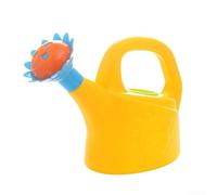 Rotating Cartoon Flower Spout Watering Can for Kids, Plastic Material with Open/Close Drainage Holes, Suitable for Beach Sand Play and Garden Watering with Child Safe Design (Yellow)