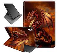 Rotating Case for 10.9 inch iPad Air 5th Generation 2022,for iPad Air 4th Gen 2020 Case,360 Degree Rotating PU Leather Smart Stand Fold Case with Auto Wake/Sleep,Dragon Cool