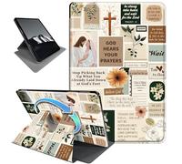 Rotating Case for 7" Kindle Paperwhite 12th Gen (2024) & Colorsoft Signature,Horizontal & Vertical Stand Cover with Auto Wake/Sleep,Christian Quotes 03