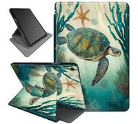 Rotating Case for iPad 10.2 Case for iPad 9th Generation 2021,for iPad 8th Gen Case 2020/iPad 7th Gen 2019,360 Degree Rotating Leather Smart Stand Fold Case,Blue Sea Turtle