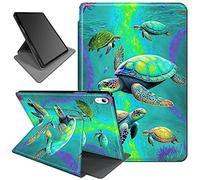 Rotating Case for iPad 10th Generation 10.9 Inch 2022,for iPad 10 Case,360 Degree Rotating Multi-Angles PU Leather Smart Stand Fold Case with Auto Wake/Sleep,Many Cute Turtle