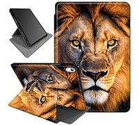 Rotating Case for iPad 10th Generation 10.9 Inch 2022,for iPad 10 Case,360 Degree Rotating Multi-Angles PU Leather Smart Stand Fold Case with Auto Wake/Sleep,Cool Lion
