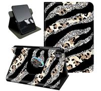 Rotating Case for iPad Pro 13 inch 2026/2025/2024,360 Stand Protective Cover Auto Sleep Wake Slim Shell,Leopard Glitter-1 Design