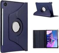 Rotating Case for Lenovo Tab M10 10.6 Inch 2023, PU Leather Cover with Auto Sleep Wake, 360 Degree Stand, Shockproof Tablet Protection, Multi Color Options (Blue)