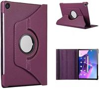 Rotating Case for Lenovo Tab M10 10.6 Inch 2023, PU Leather Cover with Auto Sleep Wake, 360 Degree Stand, Shockproof Tablet Protection, Multi Color Options (Purple)