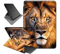Rotating Case for Samsung Galaxy Tab A 8.0 inch 2019 SM-T290/T295,360 Degree Rotating PU Leather Smart Stand Fold Cover with Auto Wake/Sleep,Cool Lion
