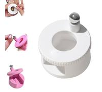 Rotating Cat Eye Magnet, 2026 Automatic Suction Of Cat Eye Nail, 360° Rotating Cat's Eye Magnet Nail Tool, Can Easily Glossy Cat's Eyes Effect, for Home DIY or Nail Salon (White)