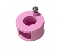 Rotating Cat Eye Magnet, 360° Rotating Nail Magnet Tool, Uniform Magnetic Force & Excellent Light Absorption, Rotating Cat Eye Magnet Tool for Nail Art (2, Pink)