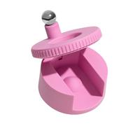 Rotating Cat Eye Magnet, Automatic Glass Bead Suction of Cat Eye Nail, 360° Rotating Main Body, Uniform Magnetic Force, Beginner Friendly Nail Tool, Creating DIY Cat Eye Effect in 2s (Pink)