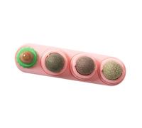 Rotating Cats Toy Ball for Mental Stimulation Entertainment and Hygiene with Simple Cleaning Exercise Ball