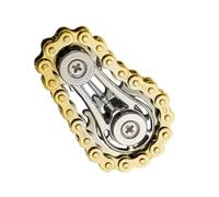 - Rotating Chain Link Sprocket, Handheld Stress Relief Roller with Silent Stainless Steel Bearings, Pocket Size Gadget, Ideal for Improving Workplace Concentration Focus