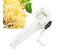 Rotating Cheese Grater with Handle, Multifunctional Vegetable Cutter, Nut and Cheese Chopper, Manual Cheese Grater, Cheese Grater, Rotating Multifunctional Cheese Chopper for Potato