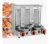 Rotating Chicken Shawarma Cooker Machine - Vertical Doner Kebab Grill & Gyro Rotisserie Oven for Home, Restaurant, and Party Use - Perfect for Delicious, Authentic Middle Eastern Cuisine