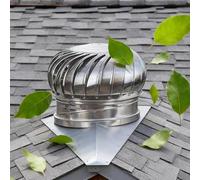 Rotating Chimney Cap 75mm 110mm 160mm 200mm, Fireplace Stainless Steel Bird Guard Spinner Anti Downdraught Top All Purpose Cowl Fits Most Standard Pots(220mm)