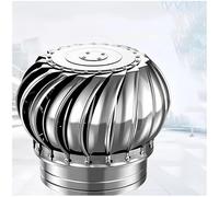 Rotating Chimney Cowl Cap, Anti Downdraught Stainless Steel, for Fireplace Roof House Farm Attic