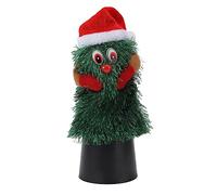 Rotating Christmas Tree Figurine - 360 Degree Dancing Desktop Decor, Adds Festive Fun, Soft PP Cotton Material, for Family and Friends, Tabletop Size (type 1)