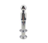 Rotating CIP Spray Ball 1.5" Compatible Inlet Welded in 1.5" Tri Clamp Compatible Tri Clamp Cap