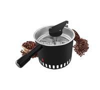 Rotating Coffee Bean Cooler Auto-Stirring - Commercial/Home Rapid-Cooling Tray for Roasted Bean Roaster, Stainless Steel Mesh & Powerful Fan (5mm Mesh Screen)