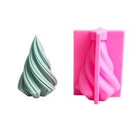 Rotating Cone Candle Mold, Tapered Silicone Molds for Wax Resin DIY Candles Handmade Conical Soap Mould, Hand Crafts for Home Wedding Party Decoration (Large)