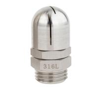 Rotating Container Washing Spray Nozzle Fitting, 1/4 inch Male Thread Rotary Cleaning Spray Ball 1pc