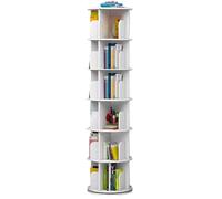 Rotating Corner Bookshelf - 6-Tier Creative Book nizer & Storage Rack for Living Room Study Versatile Shelving Solution Stylish Book Display Space-Saving Design