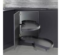Rotating Corner Pull Out ShelfKitchen Blind Cornerwith Soft Close for 900mm Cabi SpaceSaving Sto Rack for Cabi and Cupboards