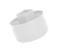 Rotating Cosmetic Storage Container Multi Compartment Organized for Makeup Tools Vanity Essential Space Saver Rotating Cosmetic Brush Storage Container