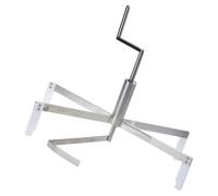 Rotating Crepes Maker for Perfect Uniform Pancakes and Waffles with Steel Construction Multipurpose Rotating Pancakes Scrapers