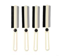 Rotating Crevice Cleaning Brush Set of 4 for Efficiently Tackling Dirt in Tight Spaces Around the House (Yellow)