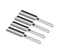 Rotating Crevice Cleaning Brush Set of 4 for Efficiently Tackling Dirt in Tight Spaces Around the House (White)
