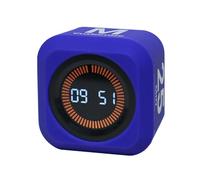 Rotating Cube Visual Pomodoro Timer 5, 25, 10 50 Minutes Preset + Custom Countdown, Rechargeable Desk Productivity Flip Timer w/Silicone Cover, ADHD Tool Silent Mode for Study, Work, Kitchen(Purple)